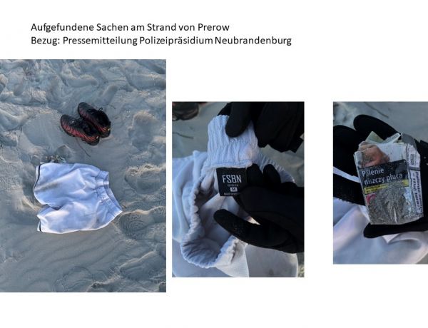 Sachen am Strandaufgang 33 "Fledermaus" Prerow gefunden